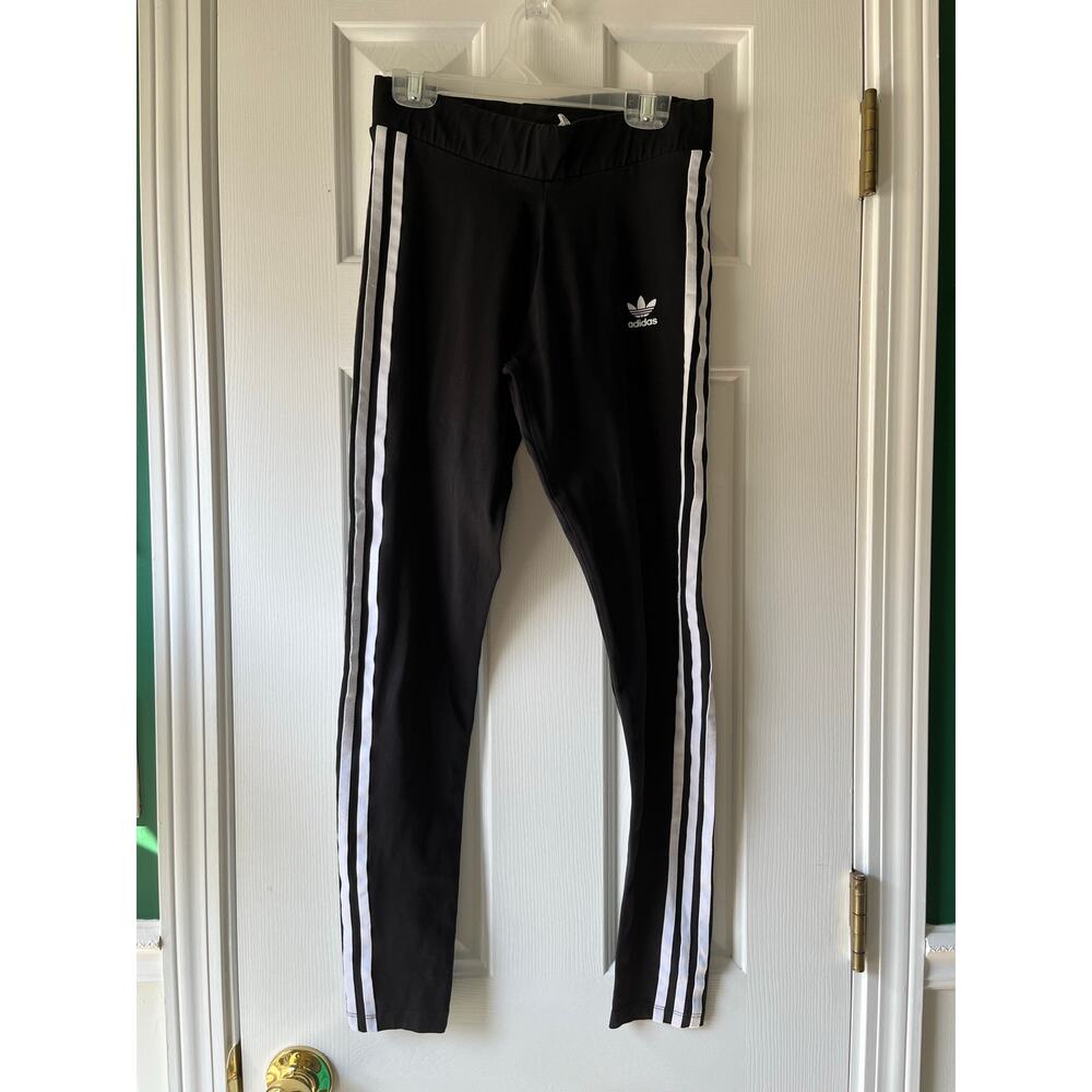 Adidas 3 Stripes Small Black Leggings